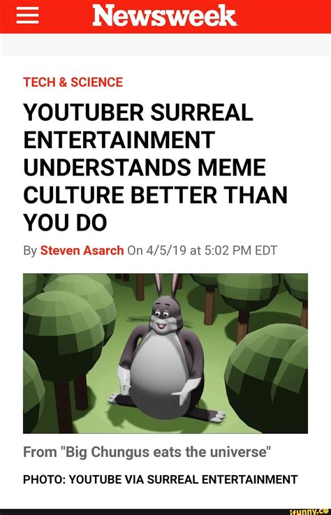 YouTuber Surreal Entertainment Understands Meme Culture .